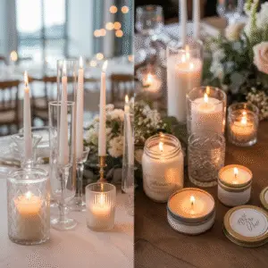 Luxury Designer Candles vs. DIY Candles: Choosing the Right Style for Your Big Day