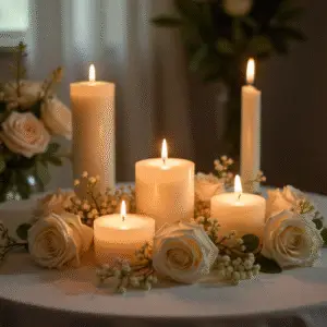 Symbolism of the wedding candle ceremony