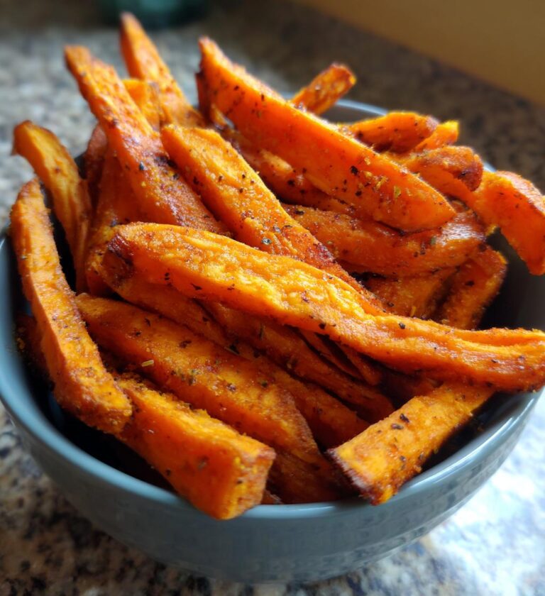air fried sweet potato fries