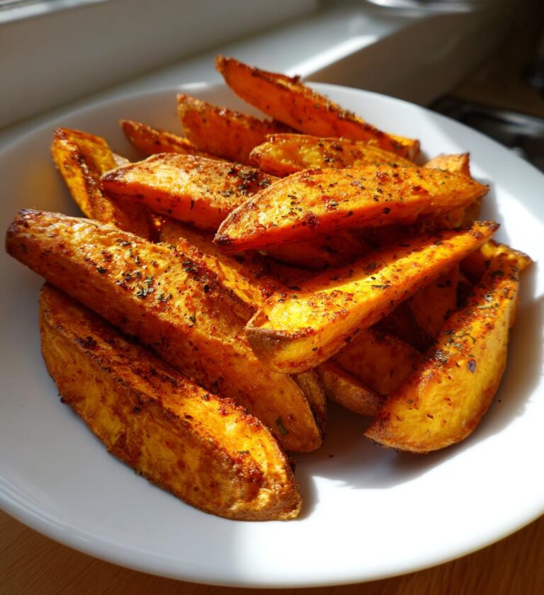 air fryer sweet potato wedges