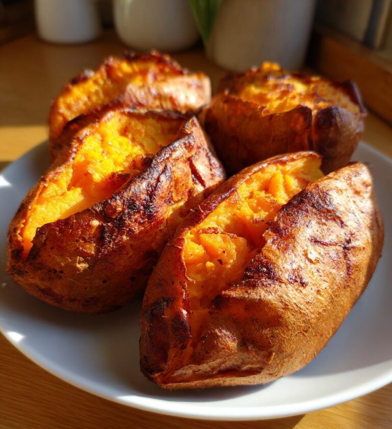 bake sweet potato in oven