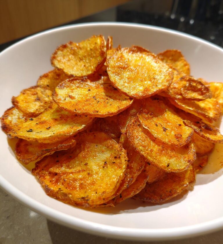 baked potato slices in oven