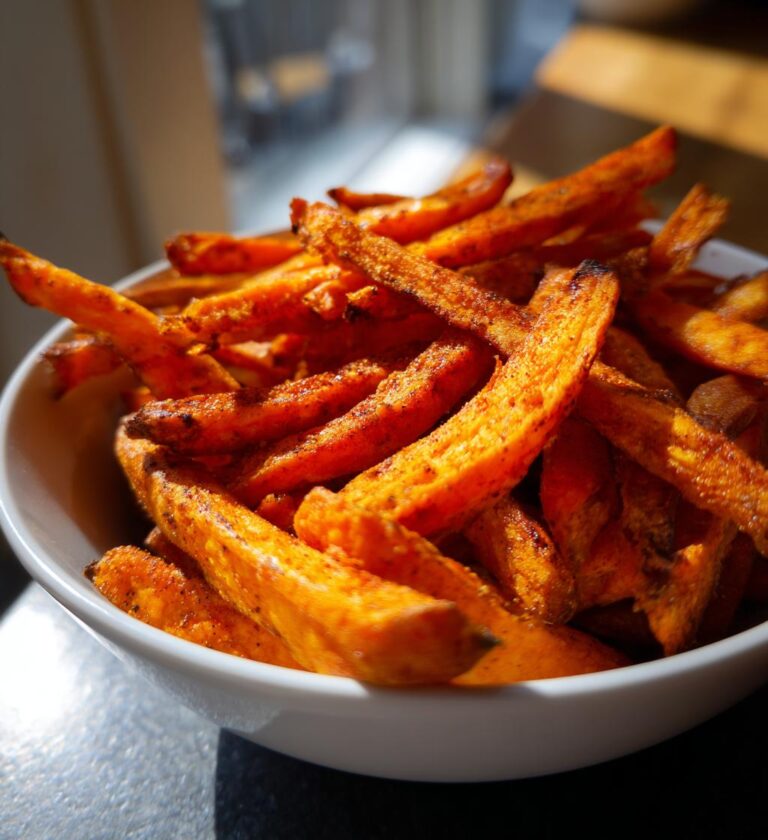 baked sweet potato fries