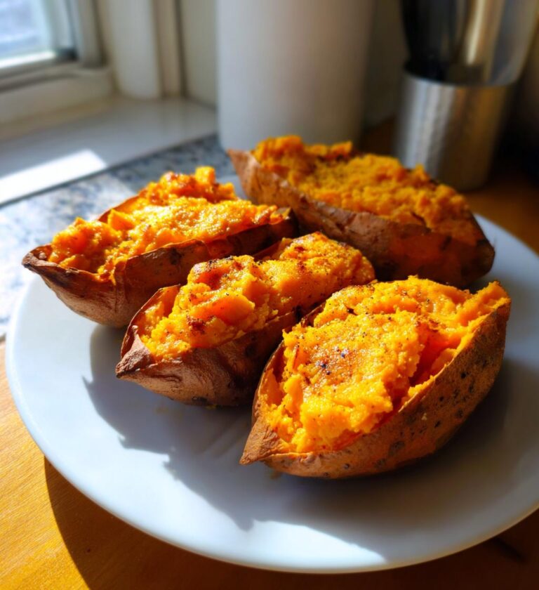 baked sweet potato oven