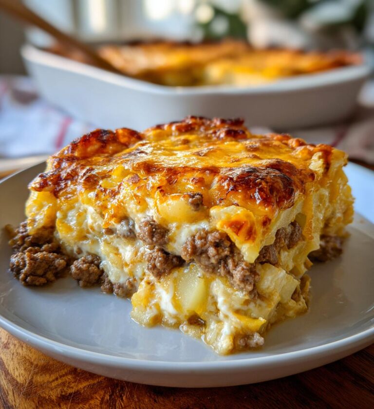 beef and potato casserole
