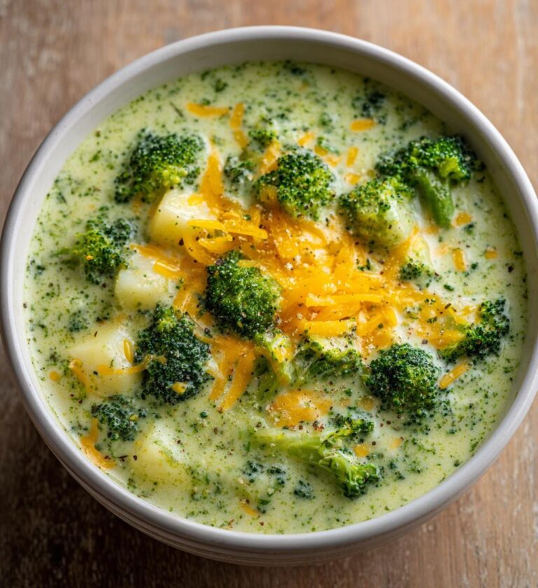 broccoli potato cheese soup