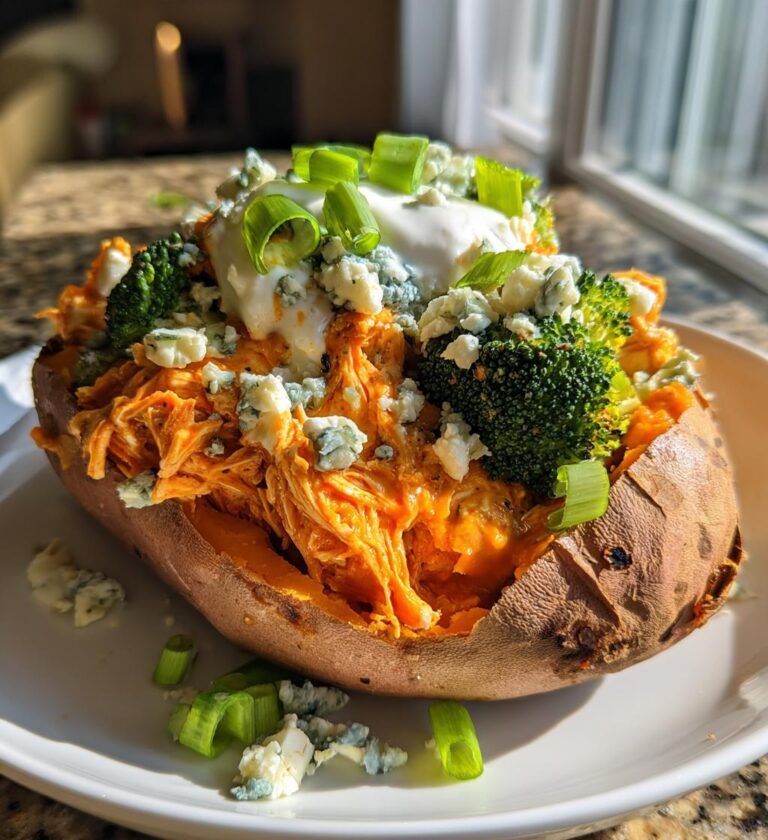 buffalo chicken sweet potato bowl