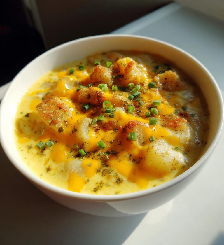 cheesy potato soup recipe