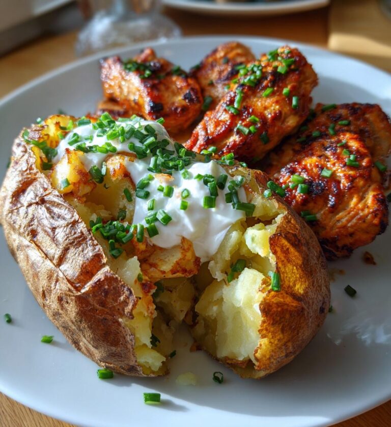 chicken and baked potato meals