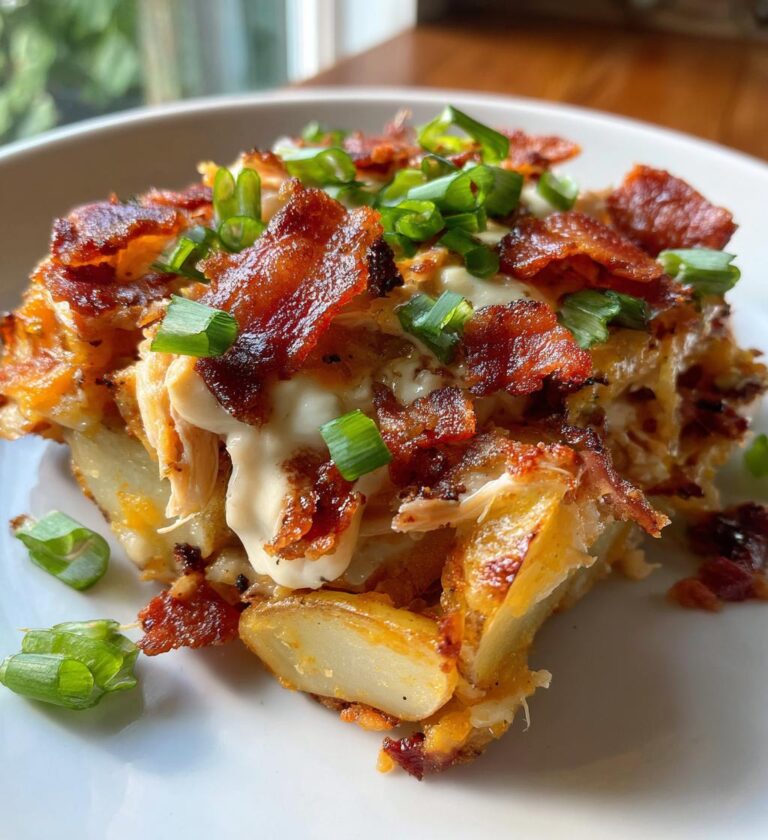 chicken bacon ranch potato bake