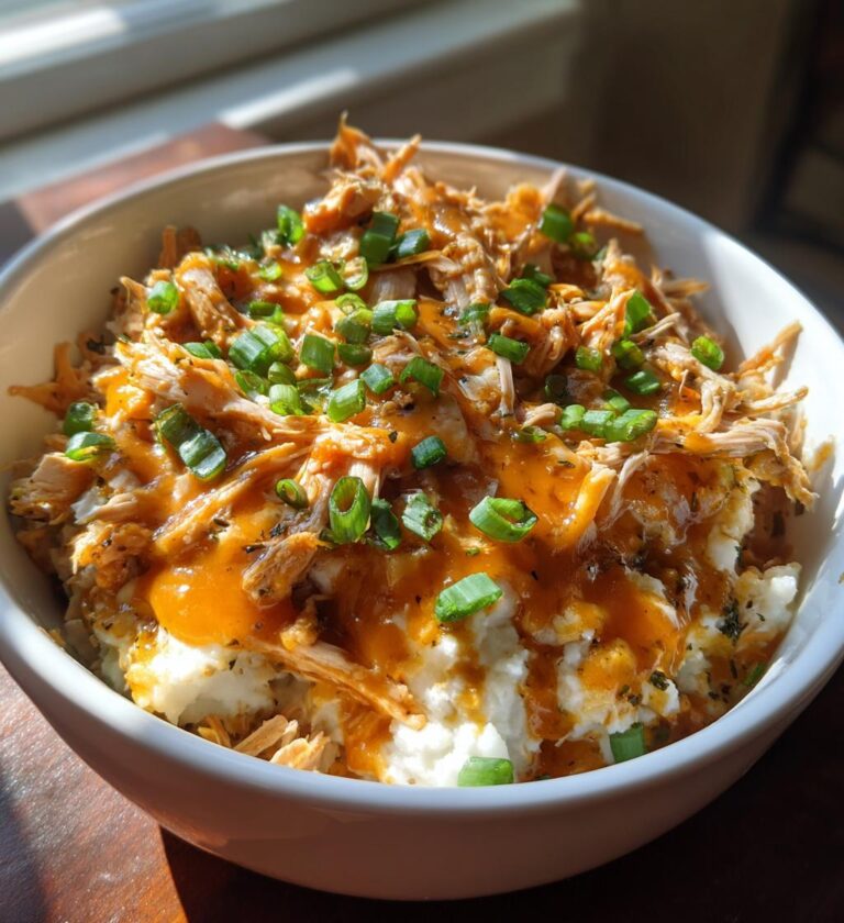 chicken mashed potato bowl