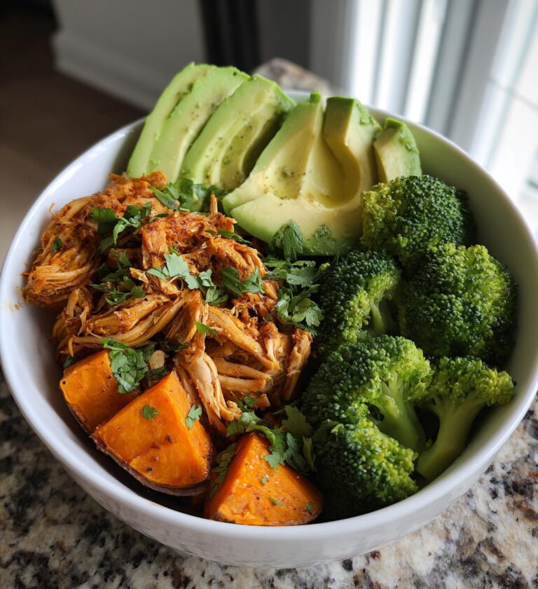 chicken sweet potato bowl