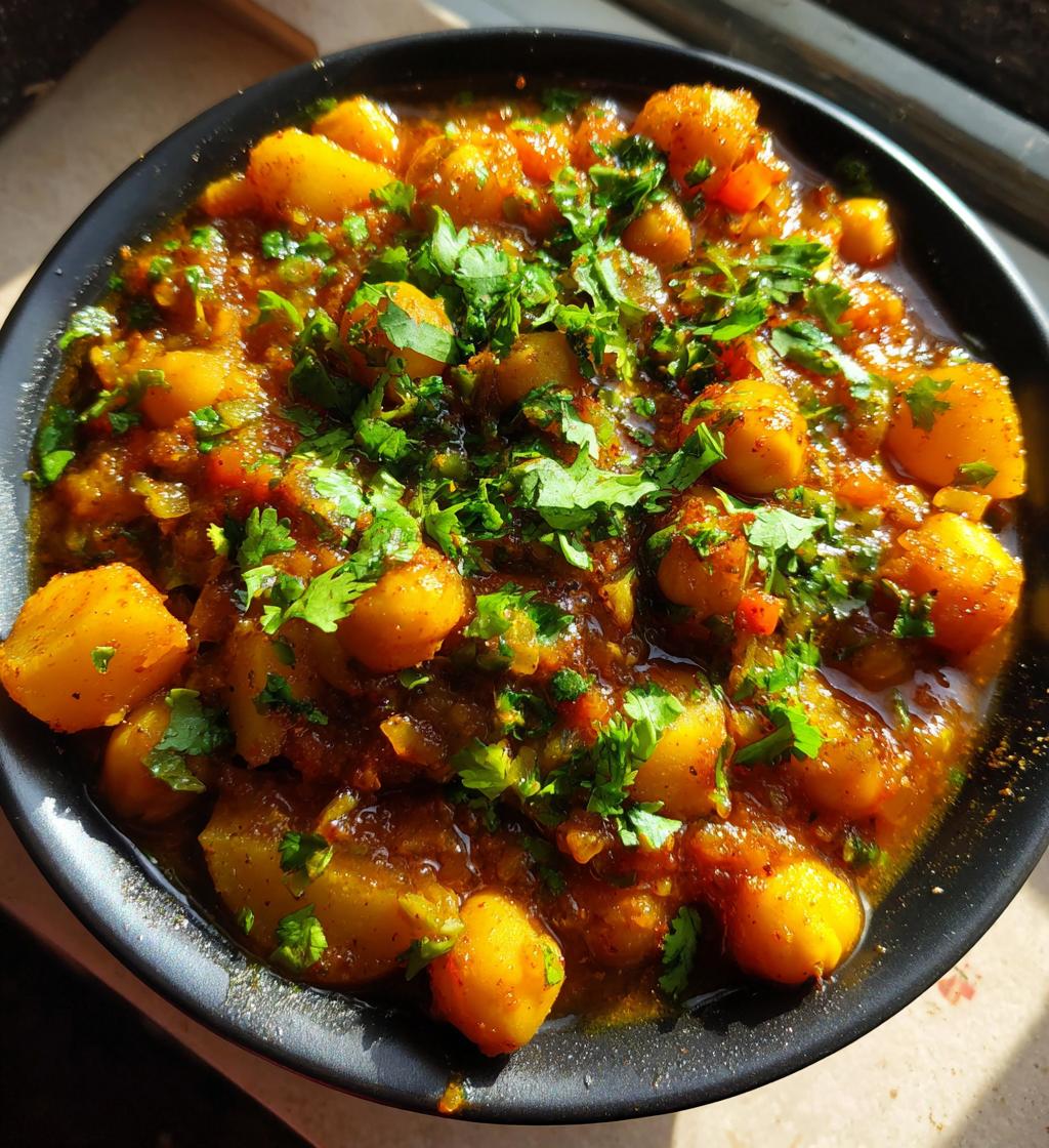 chickpea potato curry