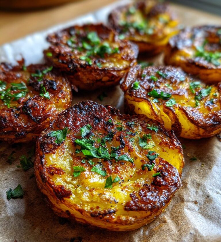 crispy potato smashies