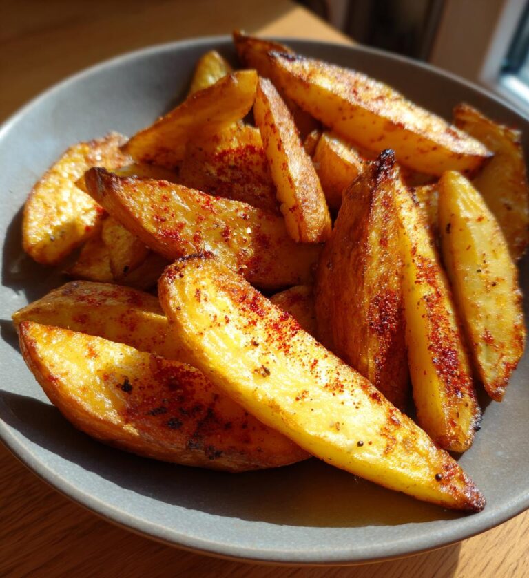 crispy potato wedges