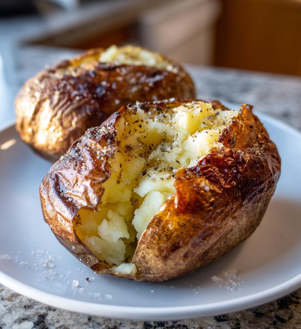 crispy skin baked potato