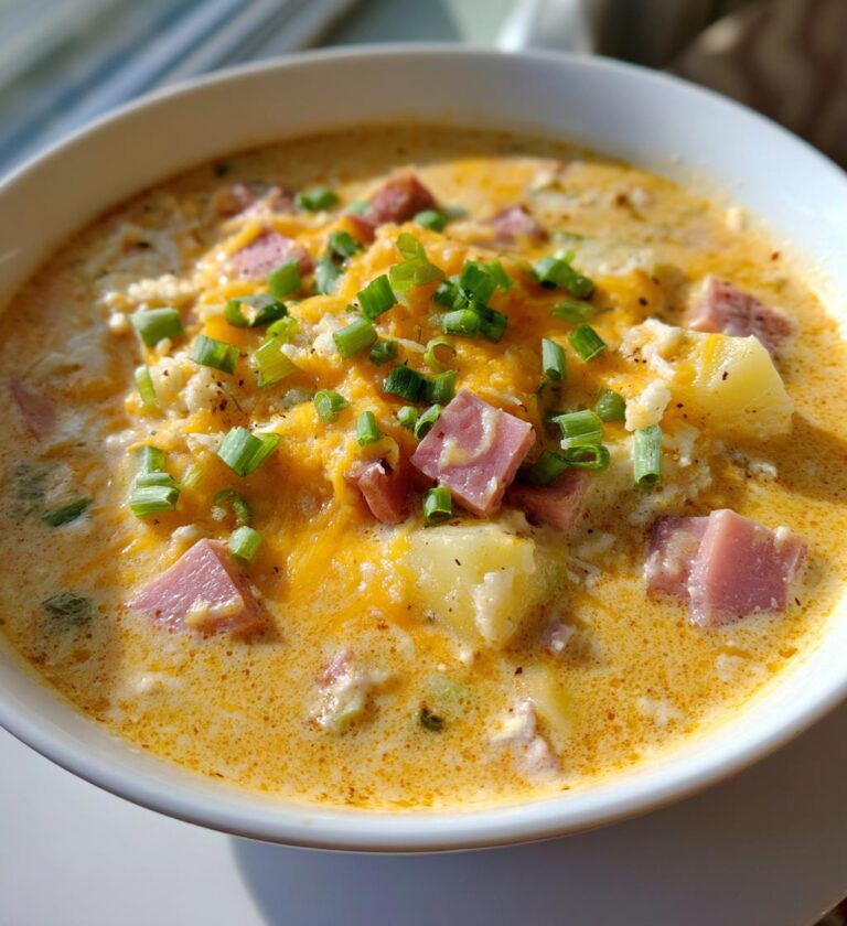 crock pot ham and potato soup
