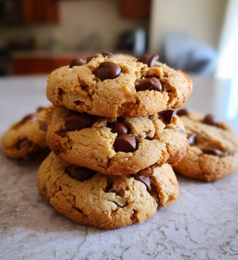 4 ingredient chewy chocolate oat cookies