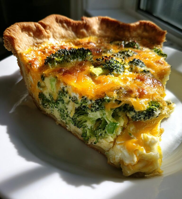 broccoli cheddar quiche recipe