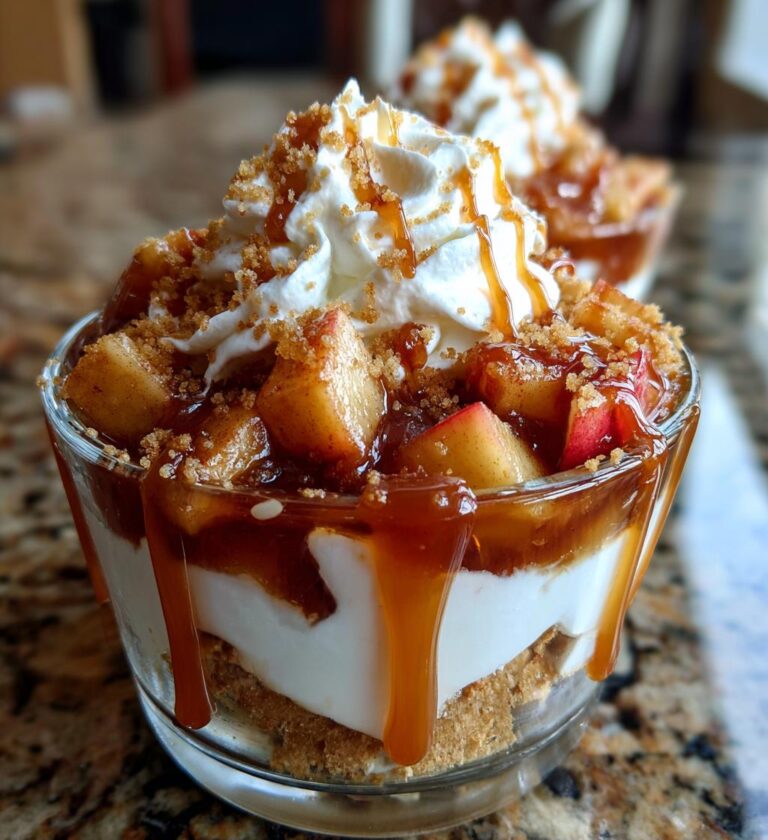 caramel apple dessert cups
