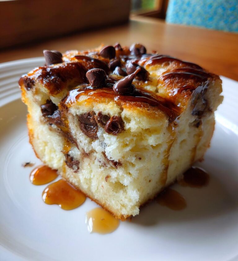 chocolate chip pancake casserole
