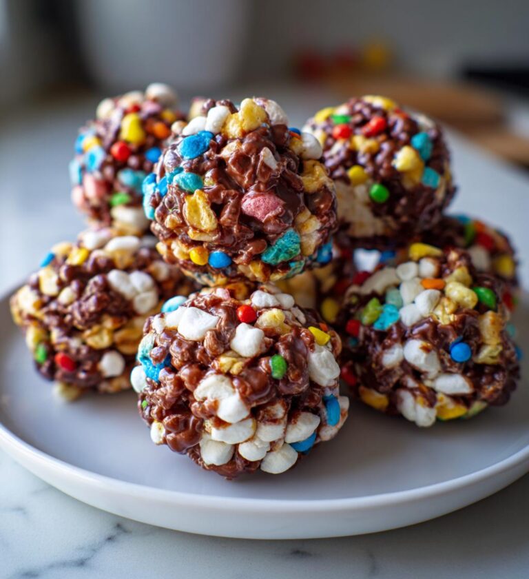 chocolate rice krispie balls