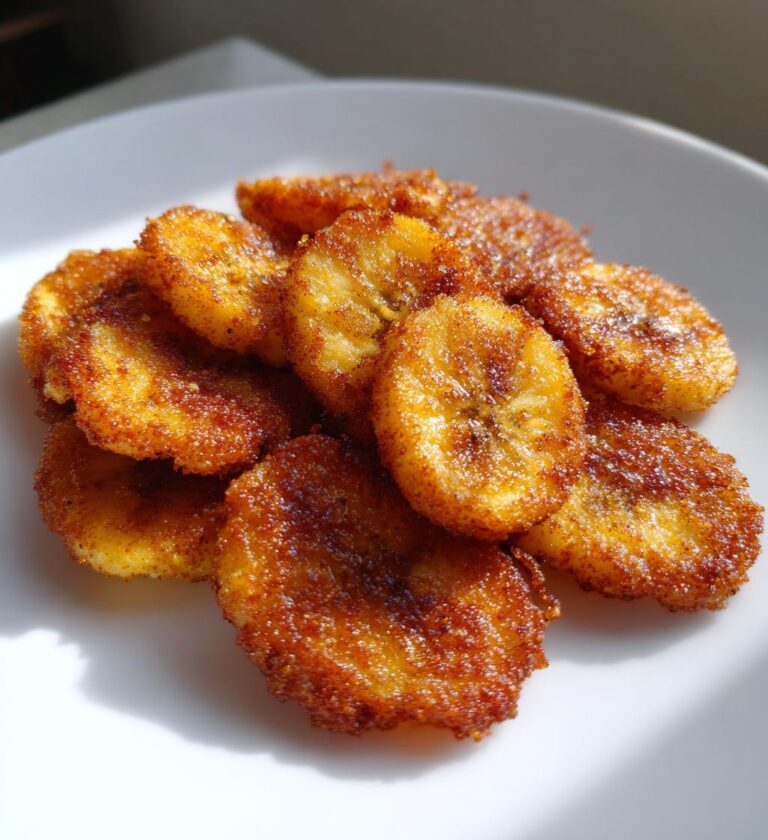 cinnamon sugar air fryer banana chips
