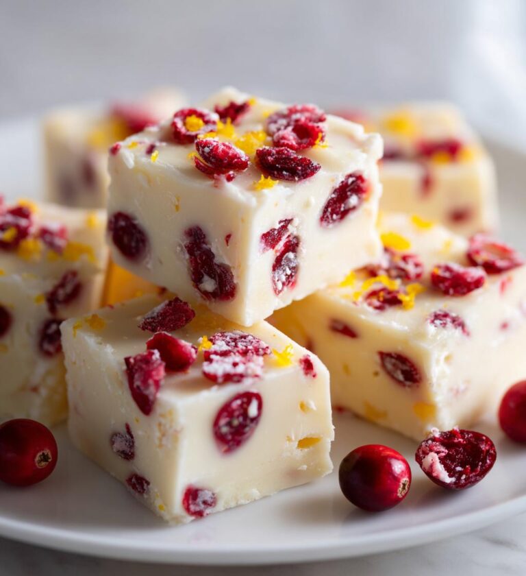 cranberry orange fudge easy holiday recipe