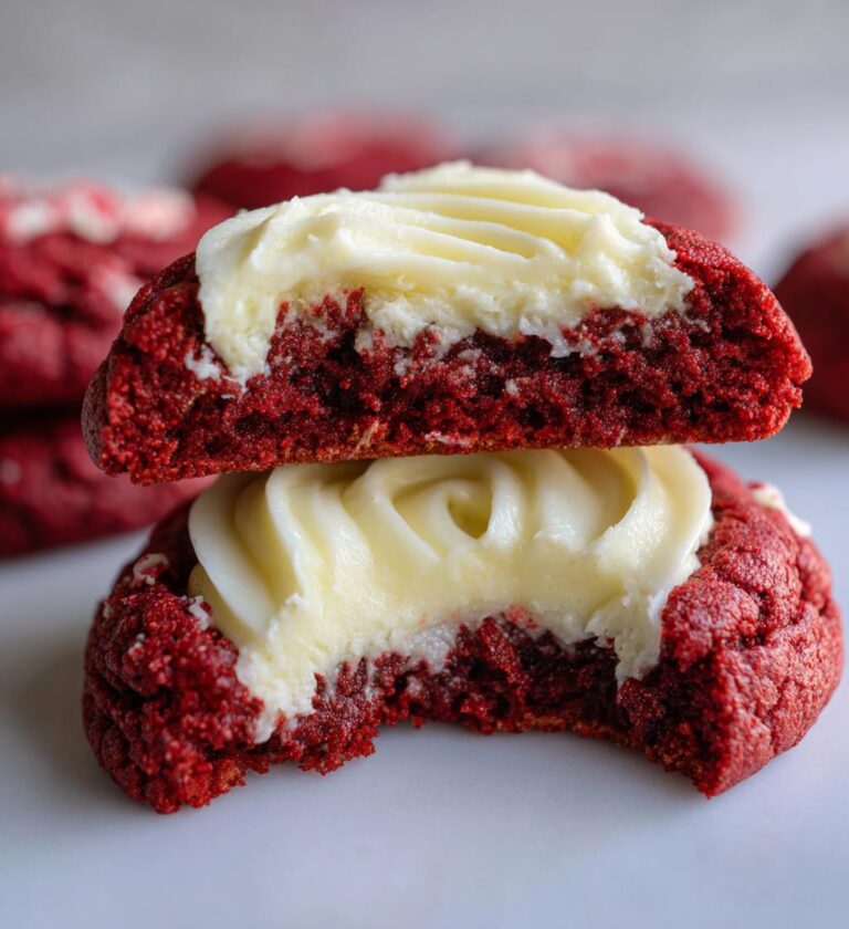crumbl copy cat red velvet cupcake cookies