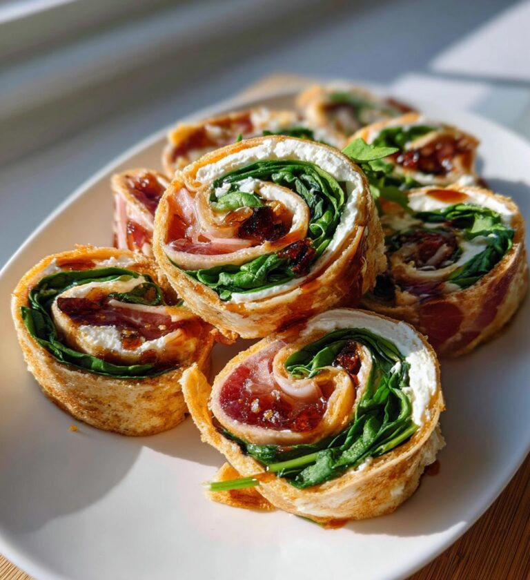 fig and goat cheese pinwheels