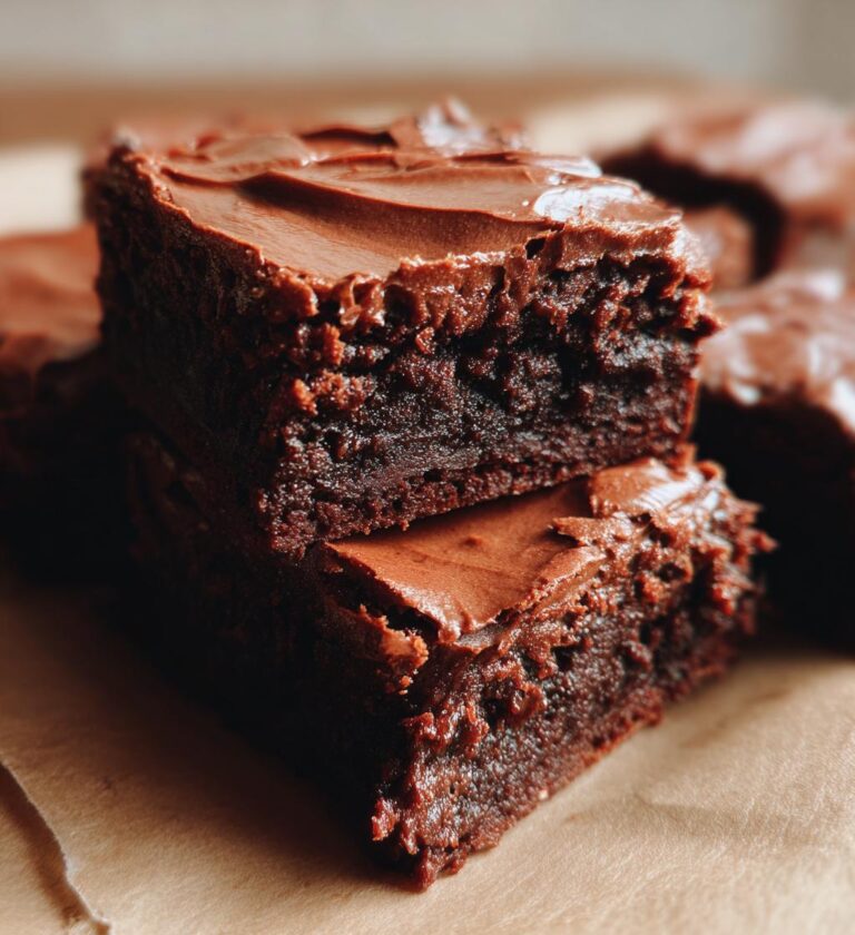 frosted coffee brownies