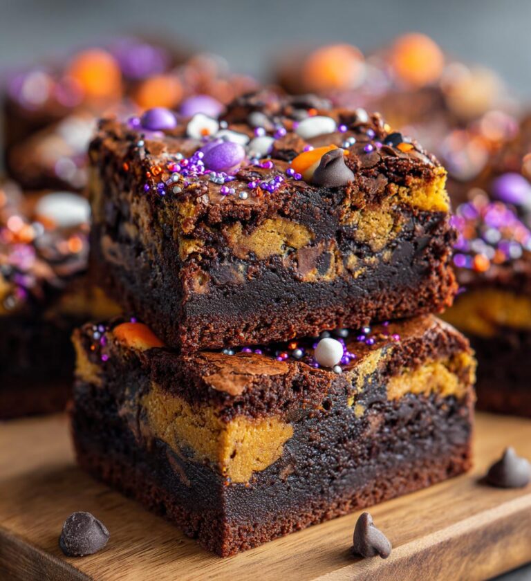 halloween brookies