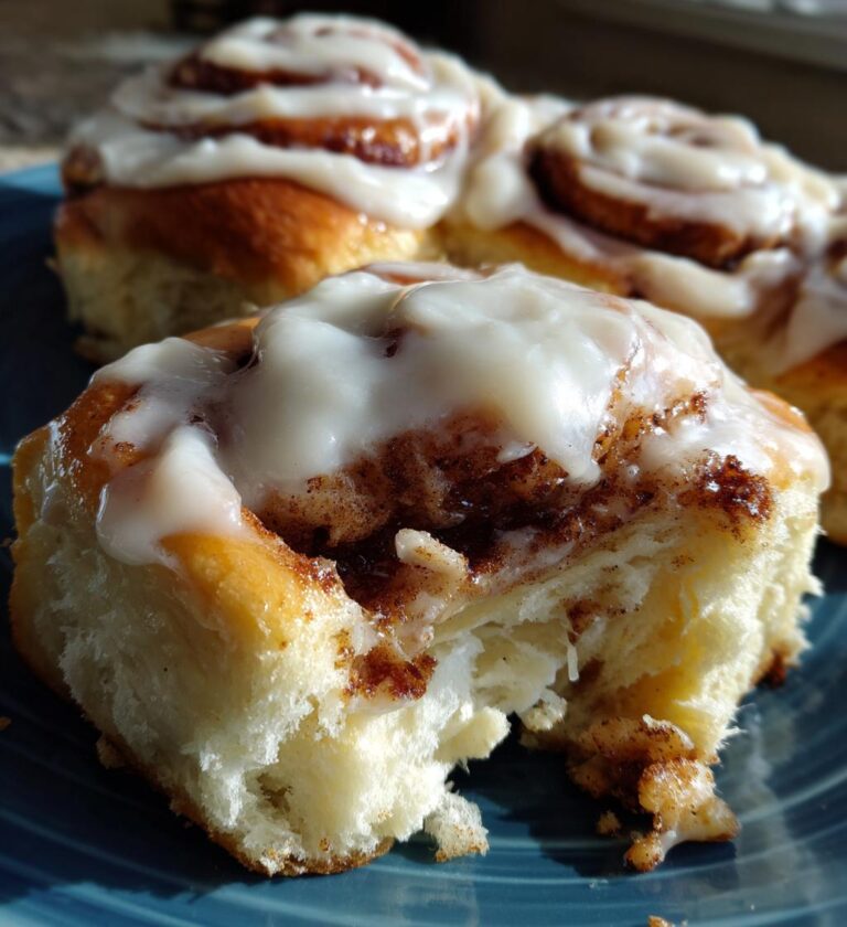 homemade cinnamon rolls with cream cheese frosting recipe