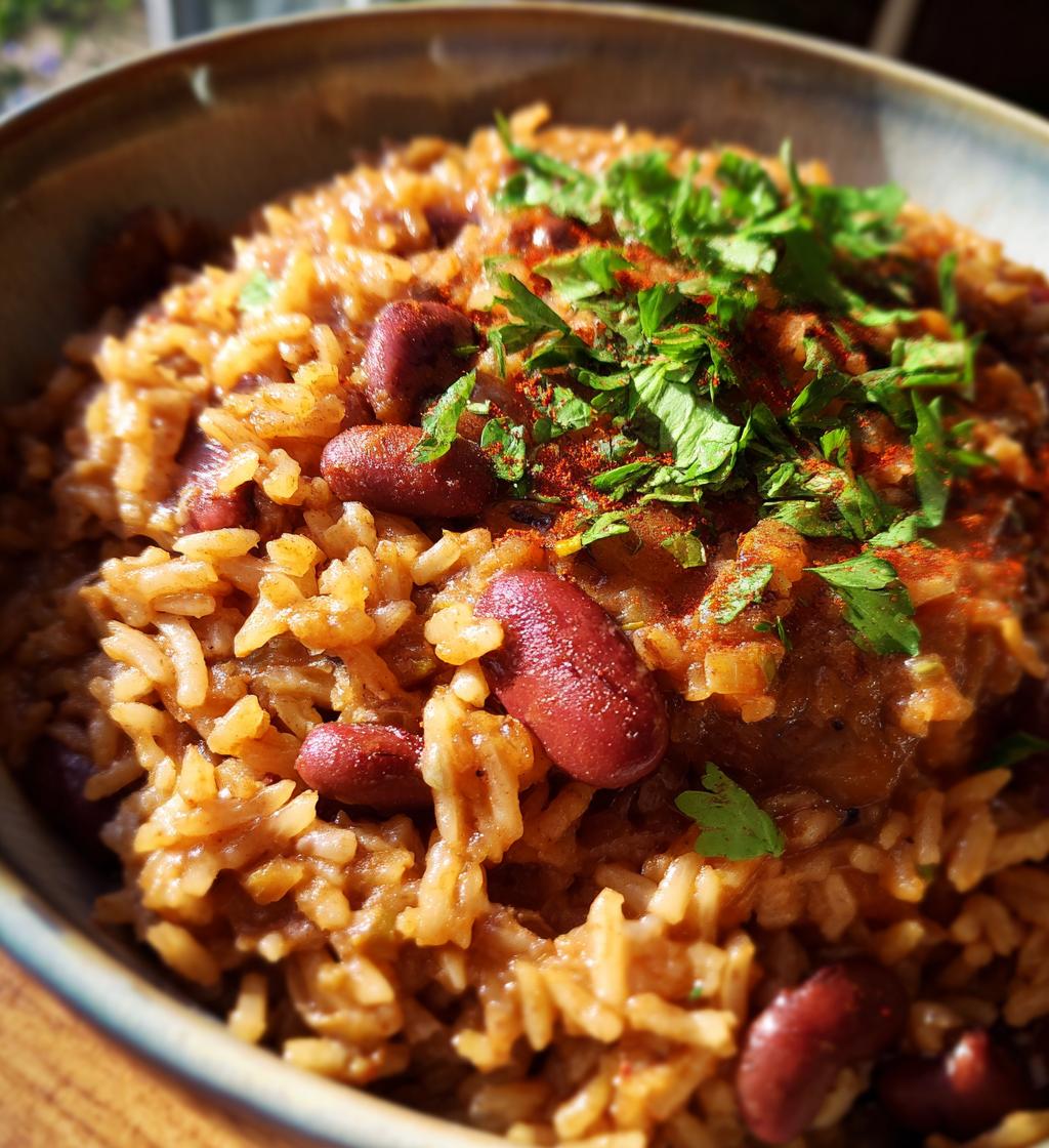 louisiana style vegan red beans and rice