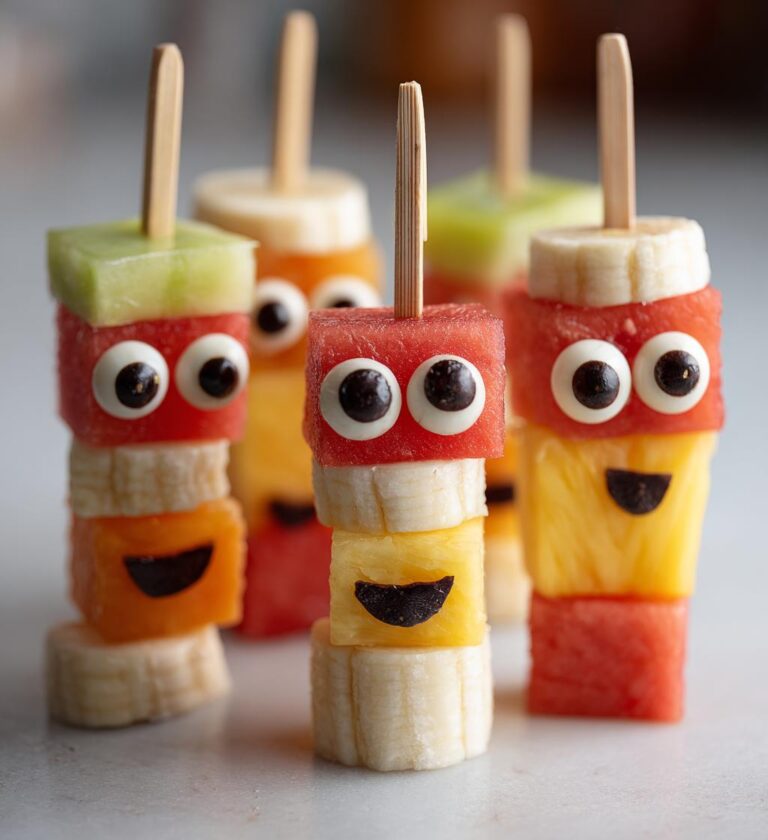 monster fruit skewers