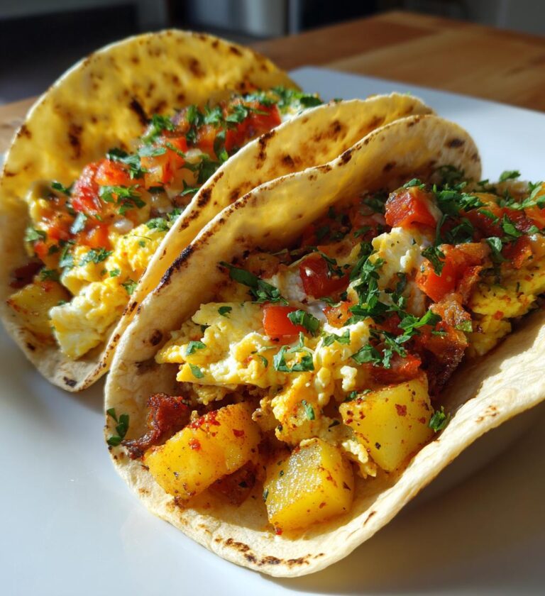 potato egg cheese taco