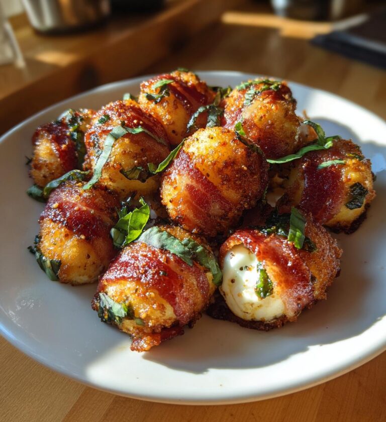 prosciutto wrapped mozzarella bites