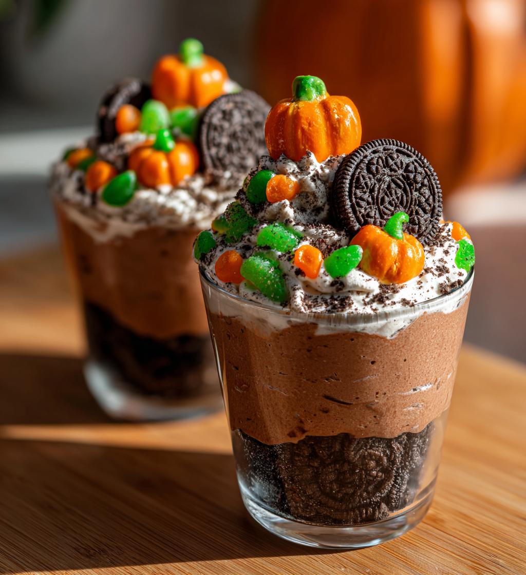 pumpkin patch dirt cups
