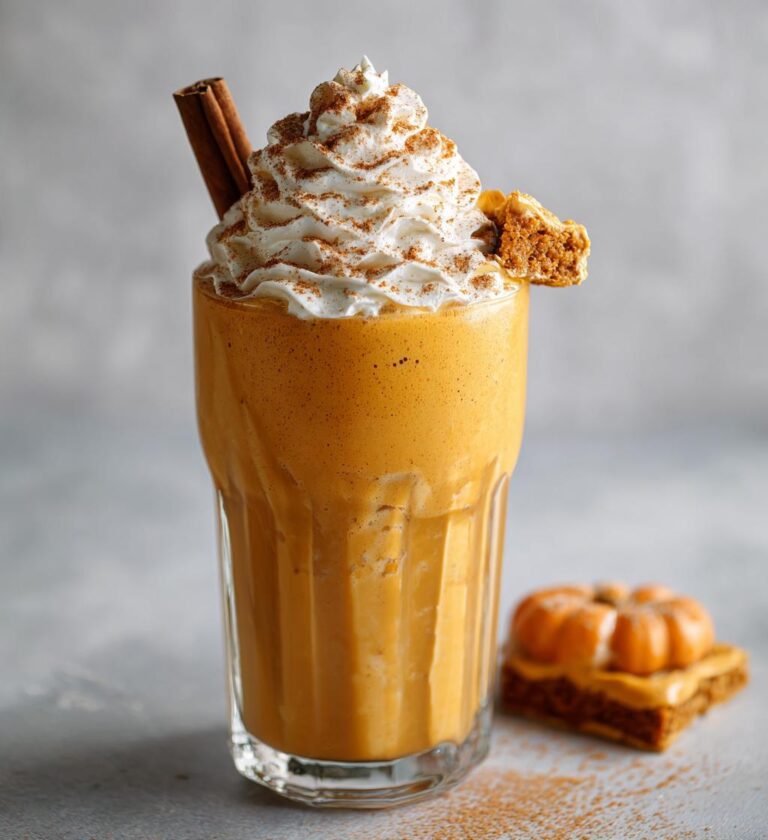 pumpkin pie milkshake