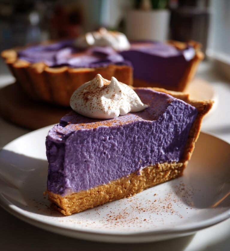 purple sweet potato pie