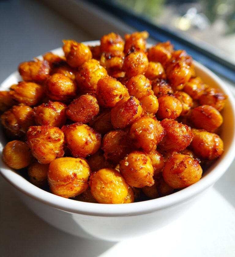 ranch roasted chickpeas crunchy snack recipe