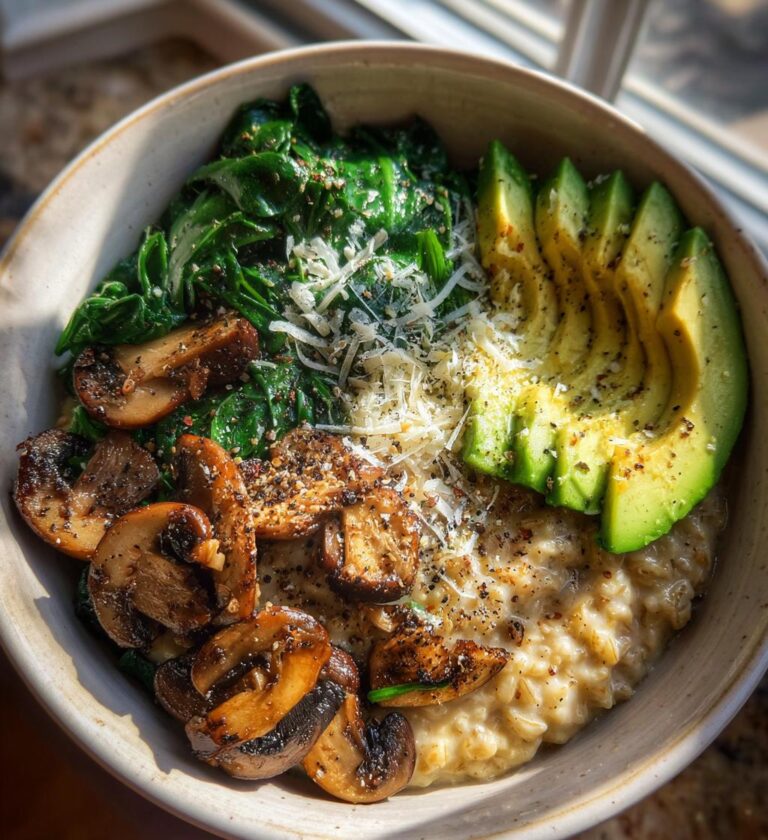 savory oatmeal two ways