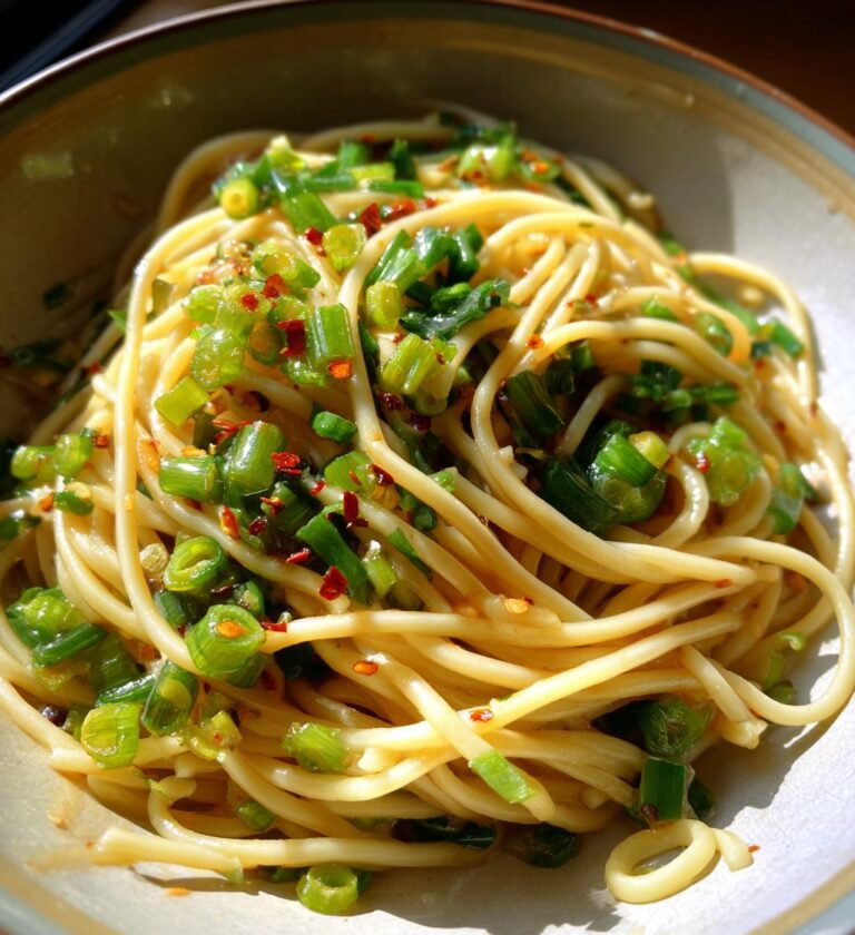 scallion oil noodles