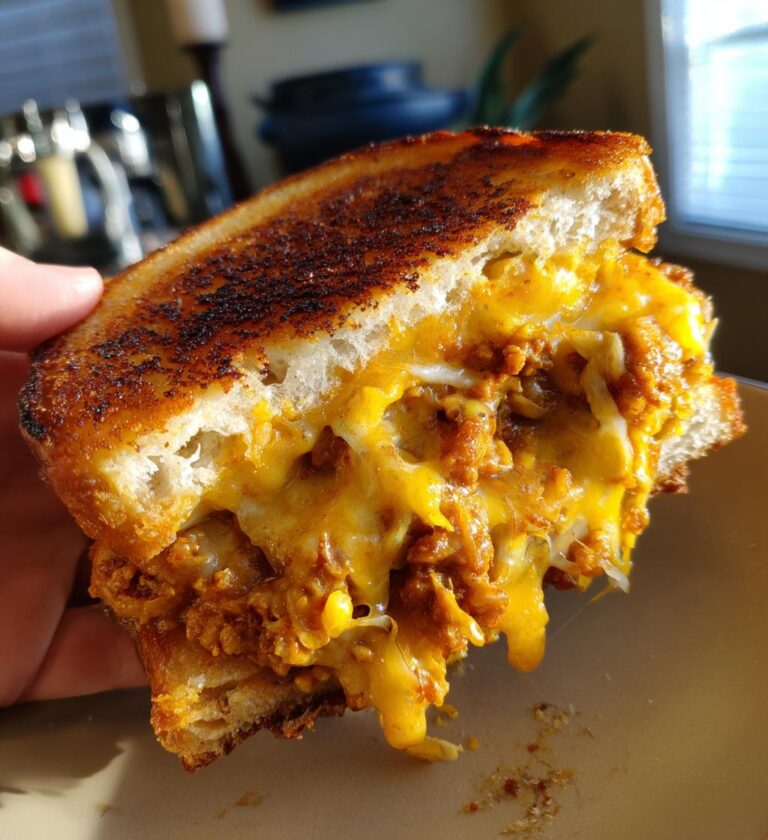 sloppy joe grilled cheese recipe