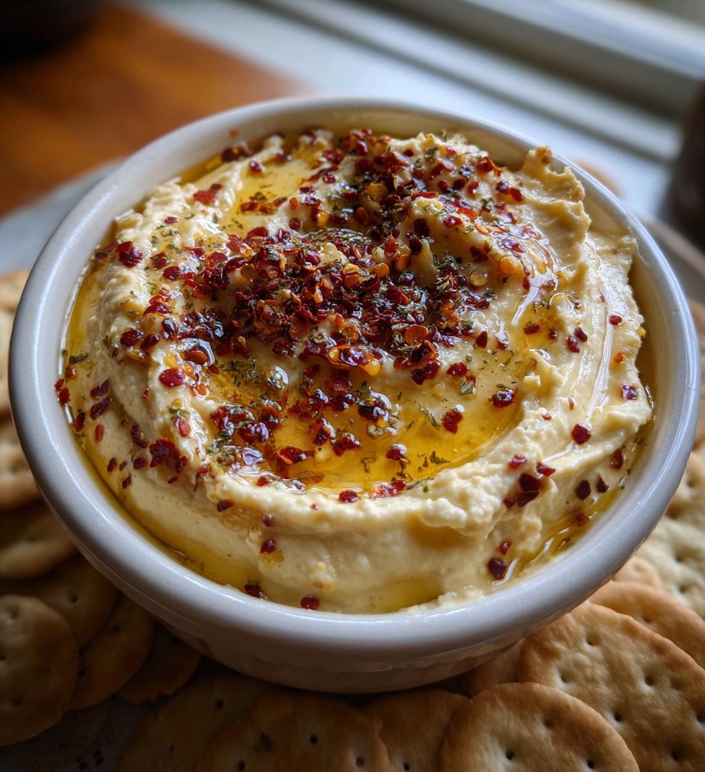 spicy ricotta dip with hot honey