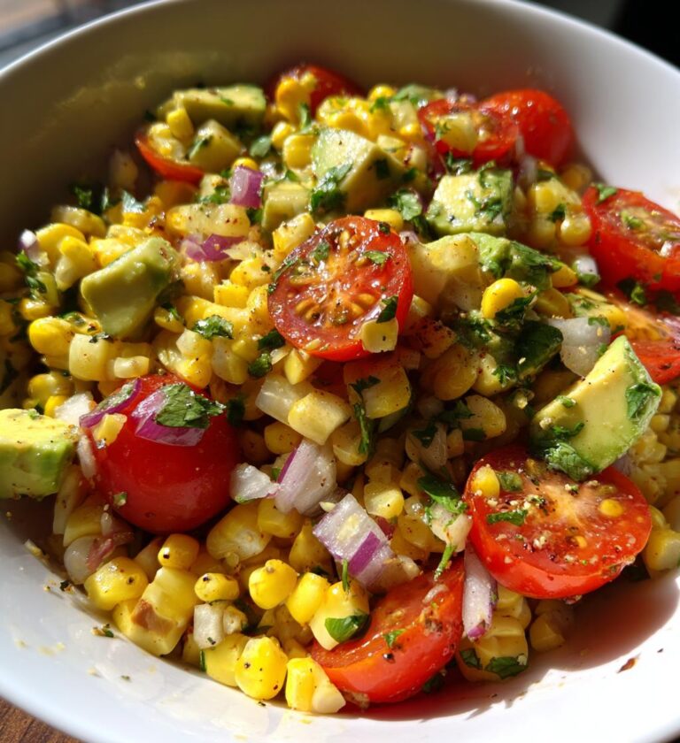 summer corn salad avocado recipe