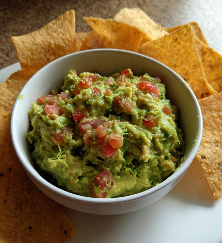 swamp guac with creepy crawler chips
