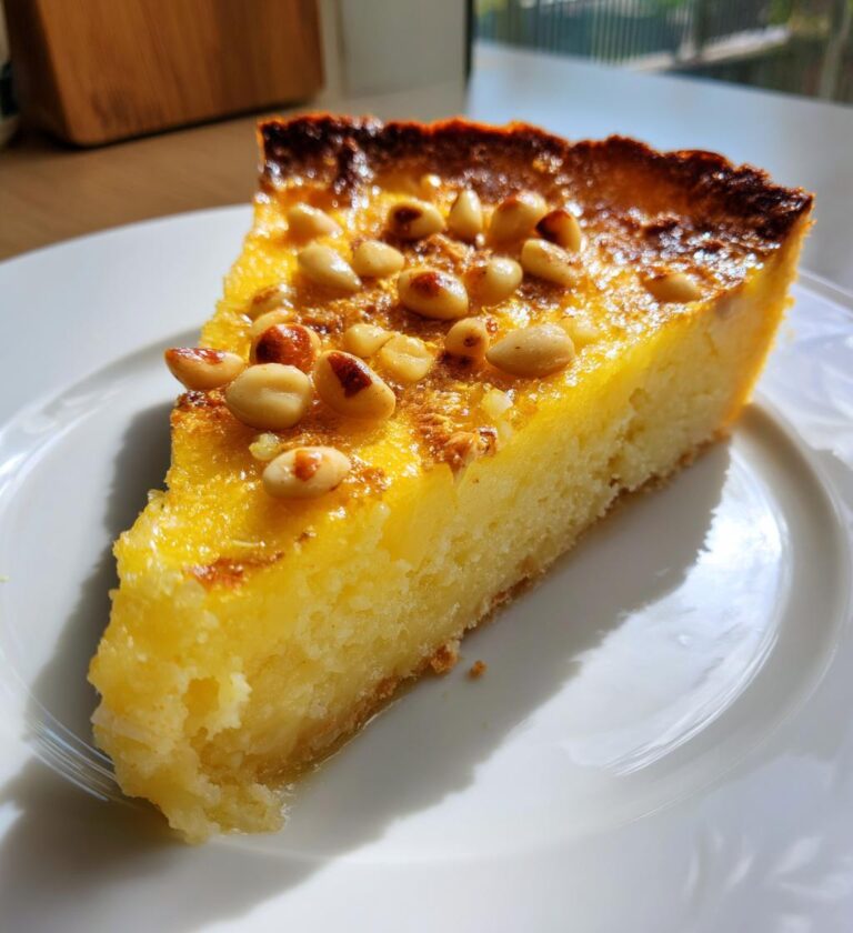 torta della nonna creamy lemon custard cake