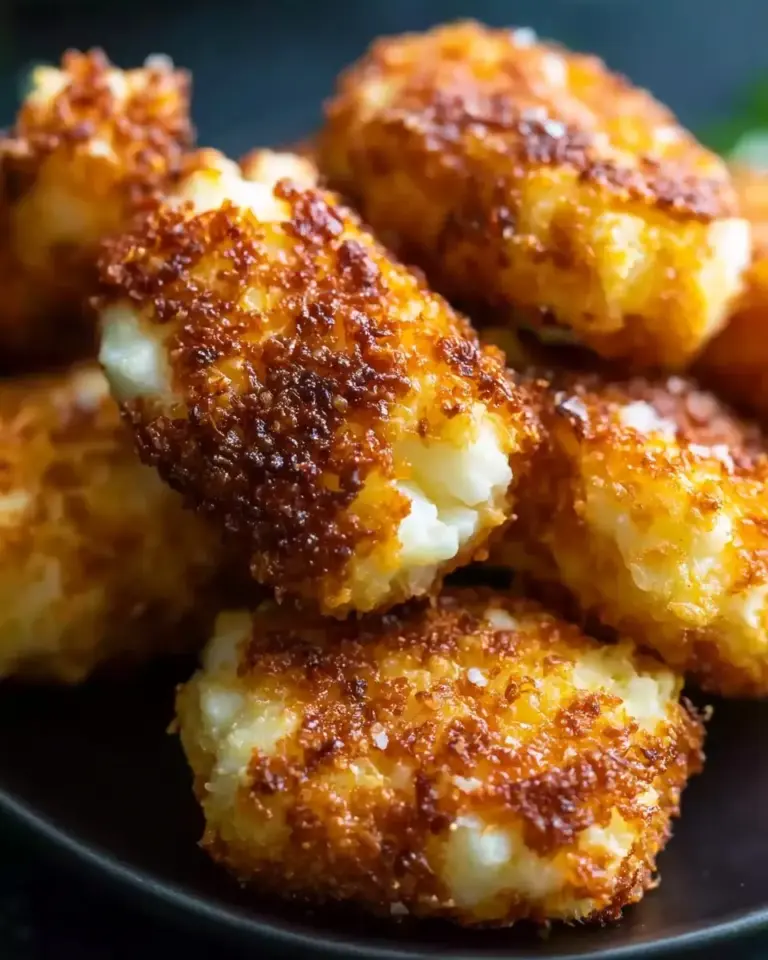 A delicious plate of 2-Ingredient Cheesy Cottage Cheese Bites