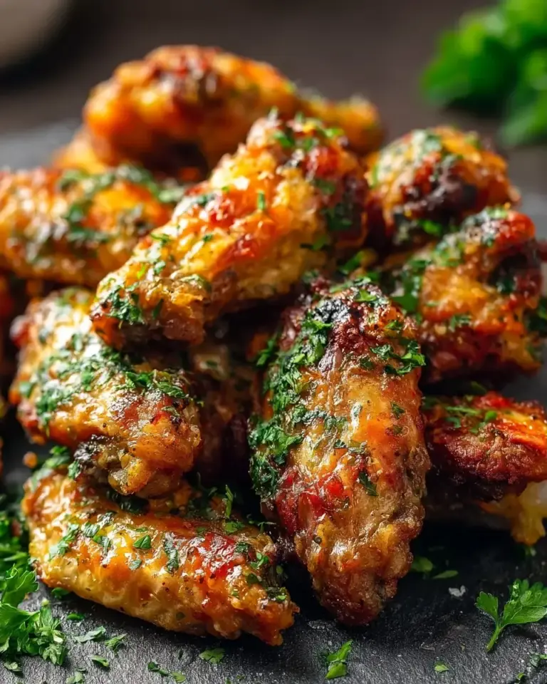 A delicious plate of Air Fryer Chicken Wings: The Ultimate Crispy Recipe
